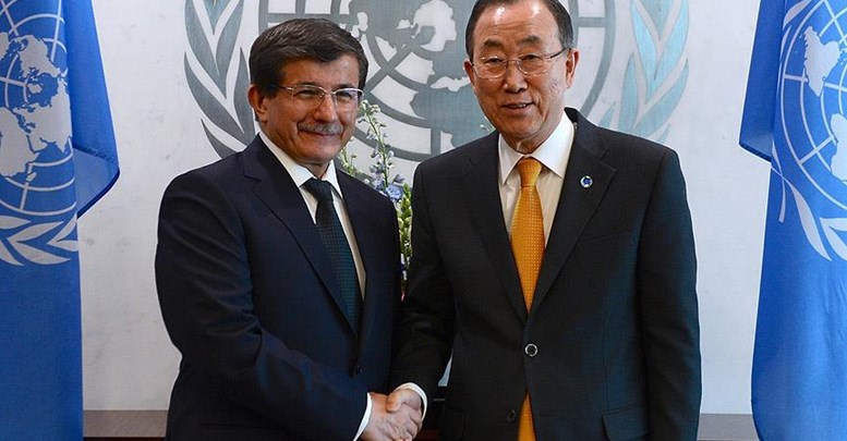 Başbakan Davutoğlu ile BM Genel Sekreteri Ban görüşecek