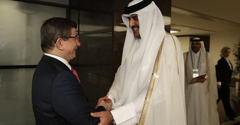 Başbakan Davutoğlu Katar Emiri Al Sani ile görüştü