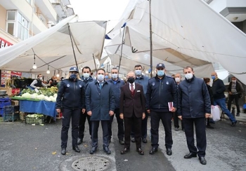 Başkan Aydıner’Den Pazarda Korona Virüs Denetimi
