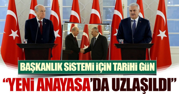 Başkanlık teklifinde uzlaşma... Yıldırım ve Bahçeli açıklama yaptı