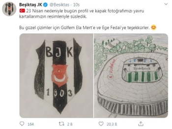 Beşiktaş’Tan, 23 Nisan’A Özel Tasarım
