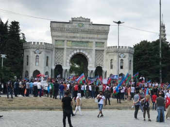 Beyazıt Meydanı’Nda “Can Azerbaycan’A Canımız Feda” Mitingi
