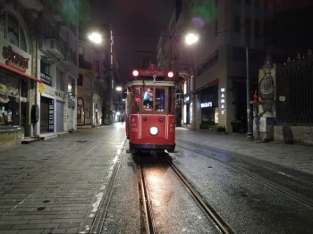 Beyoğlu Nostaljik Tramvay Son Seferini Yaptı
