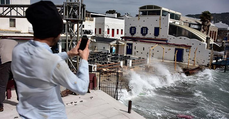 Bodrum'da lodos etkili oluyor