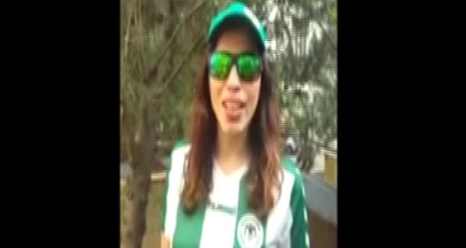 Burcu Güneş'ten Konyaspor marşı!