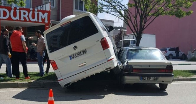 Bursa’da ilginç kaza