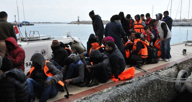 Çanakkale’de 51 kaçak göçmen yakalandı