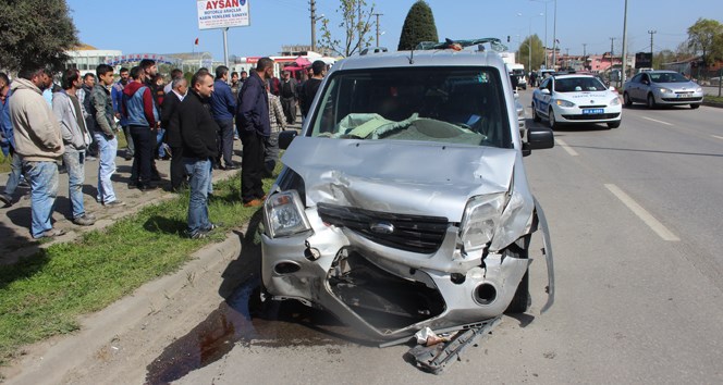 Çarşamba’da trafik kazası: 5 yaralı