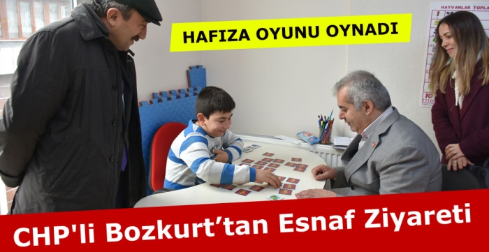 CHP'li Bozkurt’tan Esnaf Ziyareti