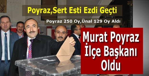 CHP Sultangazi’nin Yeni İlçe Başkanı Murat Poyraz Oldu