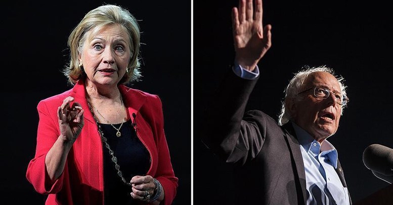 Clinton ve Sanders New York'ta açık oturuma katıldı