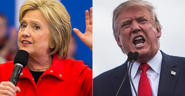 Clinton ve Trump rakiplerine karşı avantaj elde etti