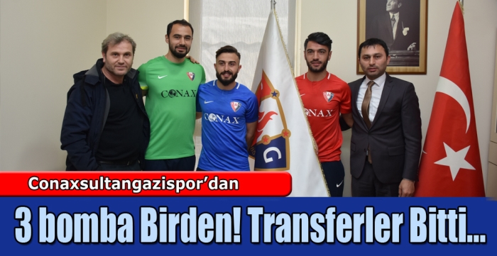 Coanxsultangazispor’dan  3 bomba birden! Transferler bitti...