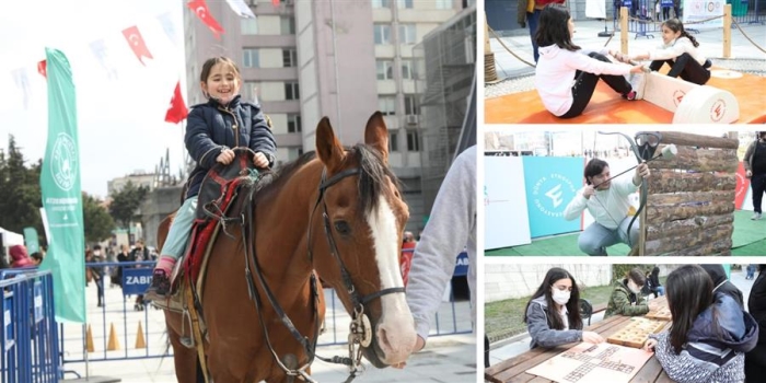 Çocuklar, ''Sokakta Oyun Var'' Etkinliğinde Gönüllerince Eğlendi