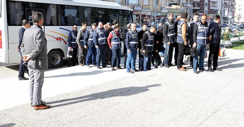 Çorum'daki FETÖ/PDY operasyonunda 14 zanlı adliyeye sevk edildi