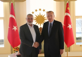 Cumhurbaşkanı Erdoğan, Hamas Lideri İsmail Heniyye’Yi Kabul Etti
