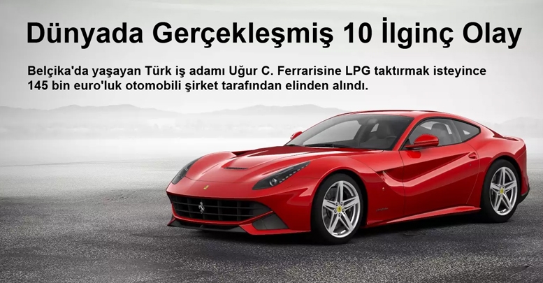 Dünyada Gerçekleşmiş 10 İlginç Olay