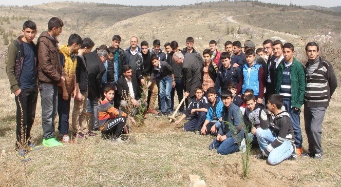 Elazığ'da  Nevruz  Ormanı'na  Fidan  Dikildi