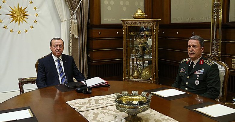 Erdoğan, Orgeneral Akar'ı kabul etti