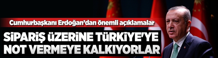 Erdoğan'dan önemli açıklamalar.