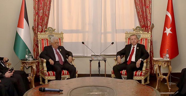 Erdoğan Filistin Devlet Başkanı Abbas ile görüştü