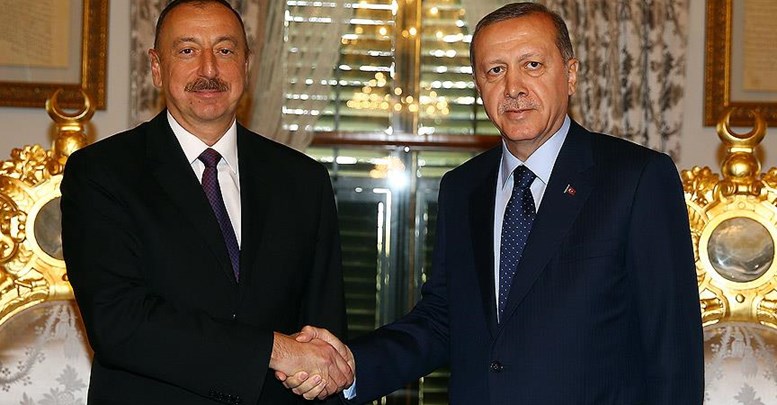 Erdoğan ile Aliyev bir araya geldi