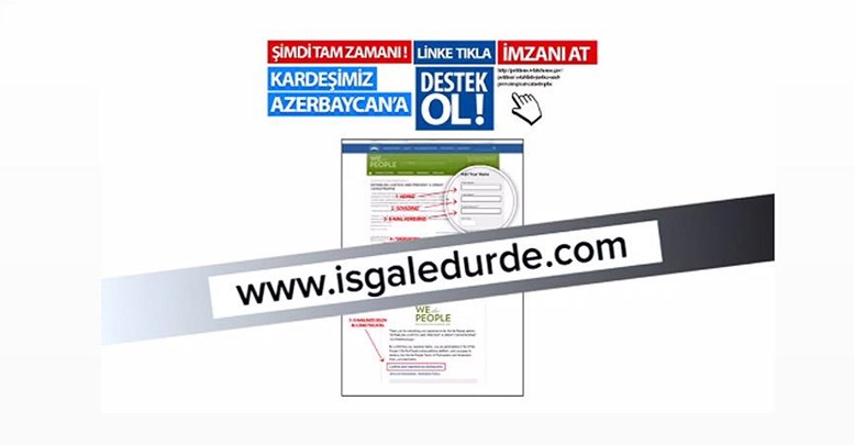 Ermenistan işgaline karşı imza kampanyası