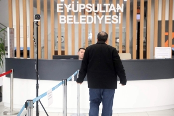 Eyüpsultan Belediyesi Girişine Termal Kamera Kuruldu
