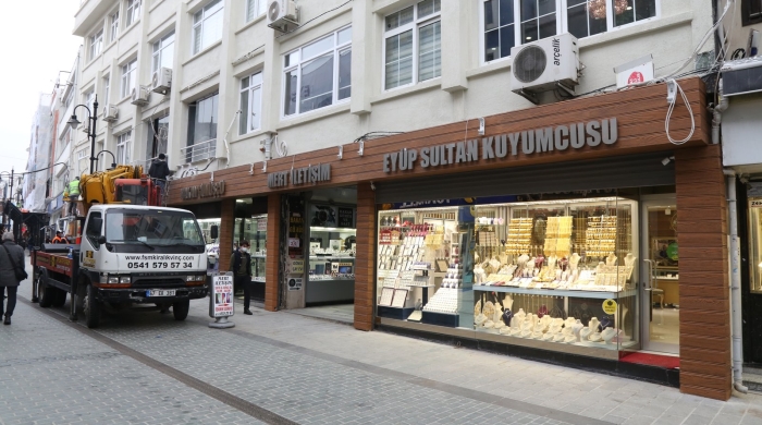 Eyüpsultan Meydanı ve çevresi yeni görünüme kavuşuyor