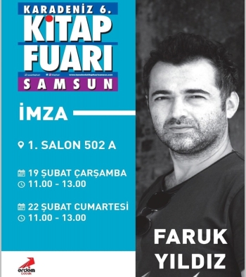 Faruk Yıldız Yeni Kitabıyla Karadeniz Kitap Fuarında
