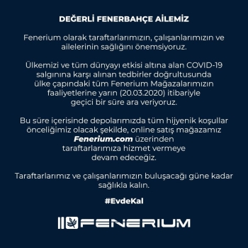 Fenerbahçe’Den Fenerium’A Ara
