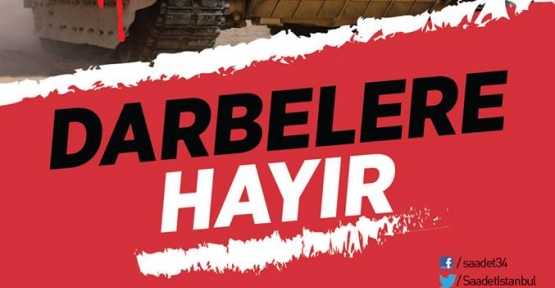 Darbeye Hayır Mitingi