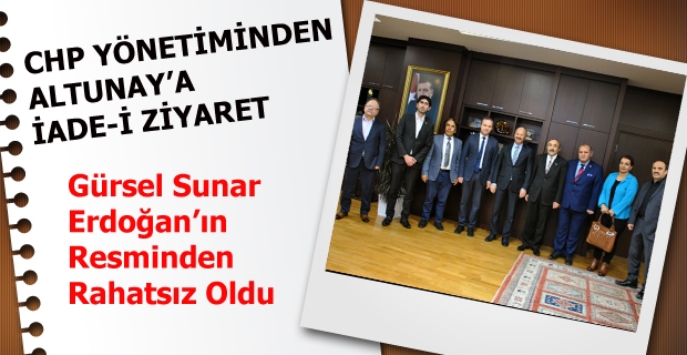 Gürsel Sunar Erdoğan’ın  Resminden Rahatsız Oldu