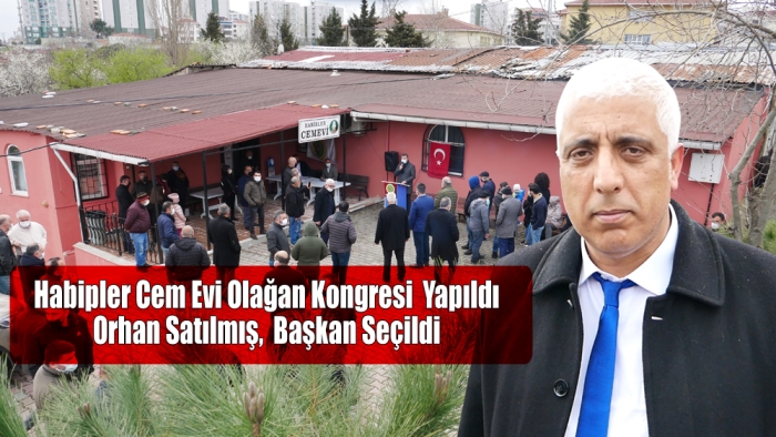 Habipler Cem Evi olağan kongresi yoğun katılımla cem evi bahçesinde yapıldı