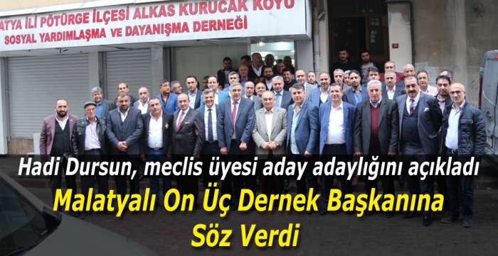 Hadi Dursun, meclis üyesi aday adaylığını açıkladı