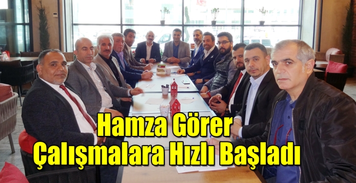 Hamza Görer, çalışmalara hızlı başladı