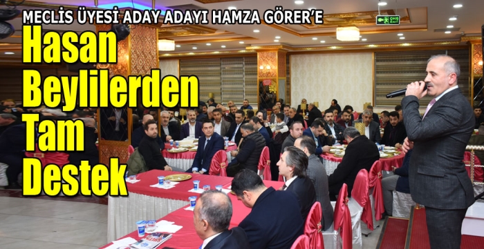 Hasan Bey Köy Derneğinden, İş adamı Hamza Görer’e tam destek