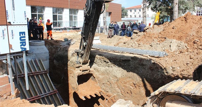 Hastane inşaatındaki göçükle ilgili soruşturma başlatıldı