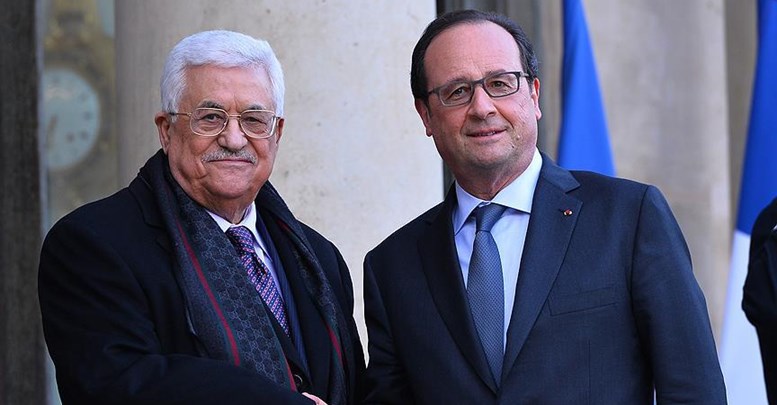 Hollande, Mahmut Abbas ile görüştü