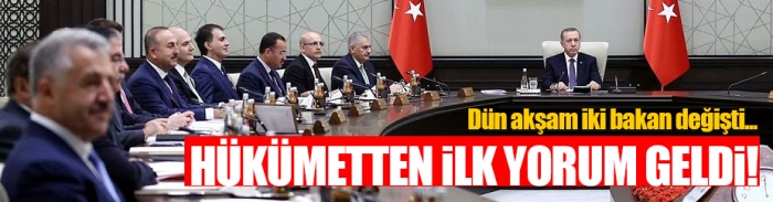 Hükümetten kabine değişikliği hakkında ilk yorum Bozdağ'dan geldi