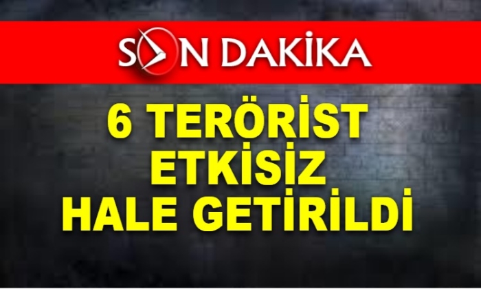  İç Güvenlik Operasyonları Kapsamında Hakkari Şemdinli Kırsalında 6 Terörist Etkisiz Hale Getirildi