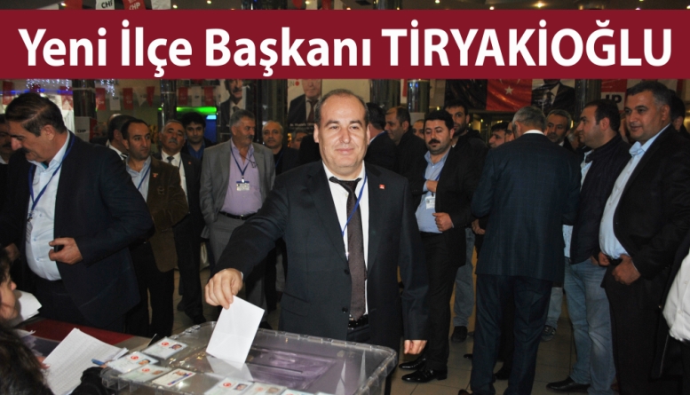 İlçe Başkanı Mustafa Tiryakioğlu Oldu 