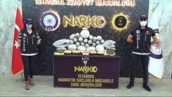 İstanbul’Da 50 Kilogram Esrar Ele Geçirildi
