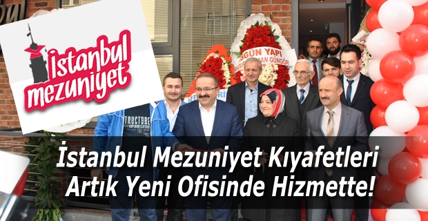 İstanbul Mezuniyet Kıyafetleri Artık Yeni Ofisinde Hizmette!