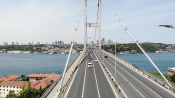 İstanbul Polisinin 19 Mayıs Korteji, Drone İle Havadan Görüntülendi
