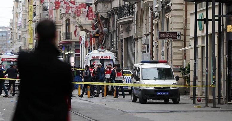 İstiklal Caddesi'nde patlama: 4 ölü, 20 yaralı