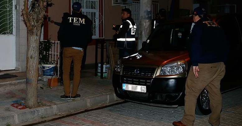 İzmir'deki terör operasyonunda 5 tutuklama