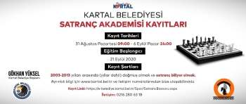 Kartal Belediyesi Satranç Akademisi Yeni Üyelerini Bekliyor
