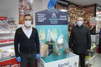 Kartal Belediyesinden Marketlere Dayanışma Askısı
