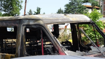 Kartal’Da Otoparkta  Çıkan Yangında Çok Sayıda Araç Kül Oldu
